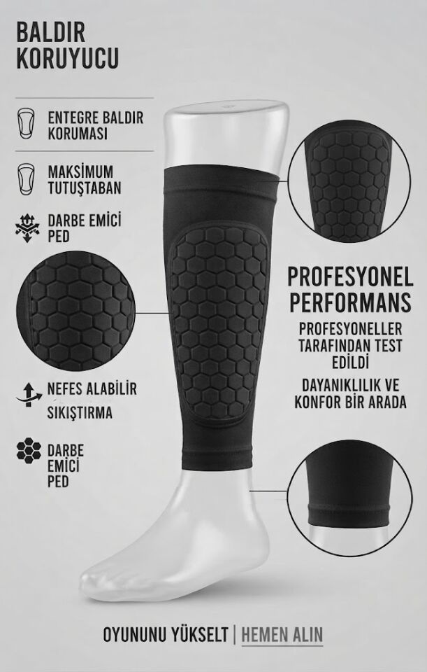 Profesyonel Baldır Koruyucu